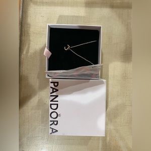“J” Pandora Necklace